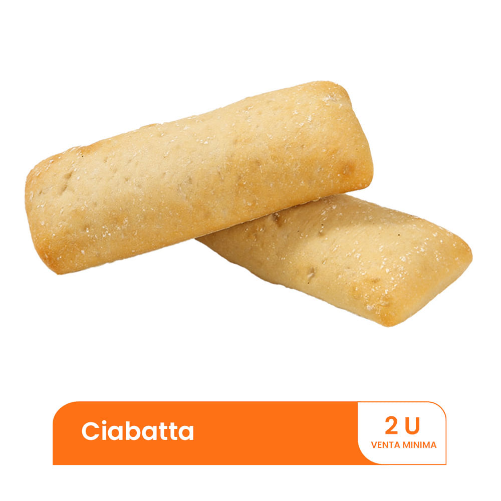Pan Ciabatta 2u